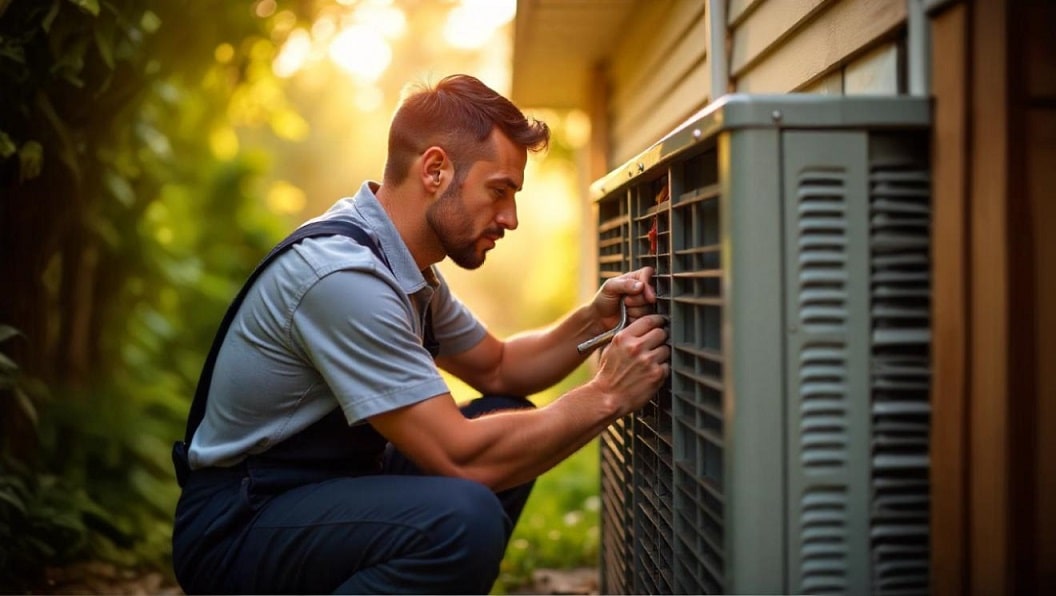 home ac blowing hot air